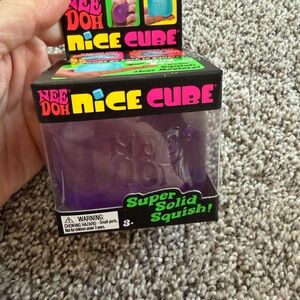 Nee Doh Nice cube Purple Squishy toy